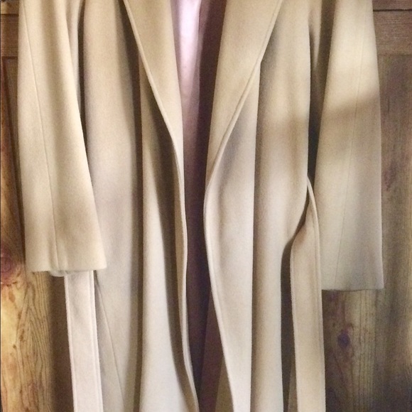 SOLD- 100% Cashmere Daniel Niveau Coat Camel S - Picture 5 of 7